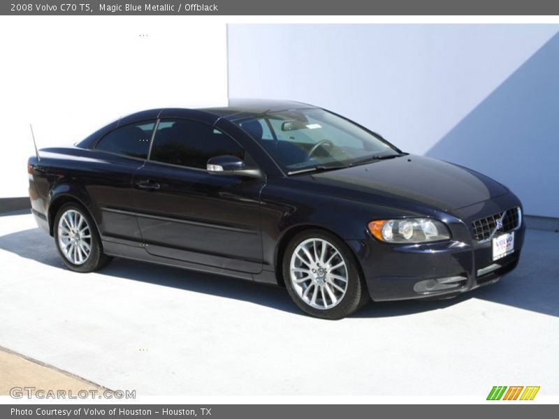 Magic Blue Metallic / Offblack 2008 Volvo C70 T5