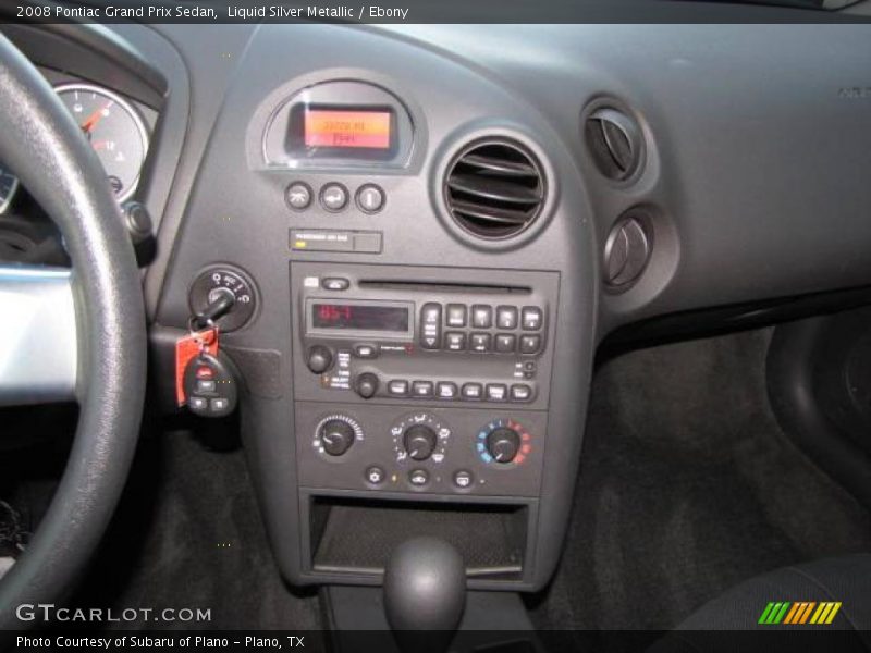 Liquid Silver Metallic / Ebony 2008 Pontiac Grand Prix Sedan