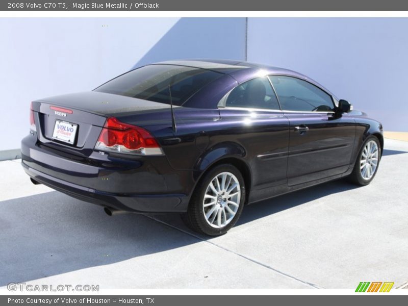 Magic Blue Metallic / Offblack 2008 Volvo C70 T5