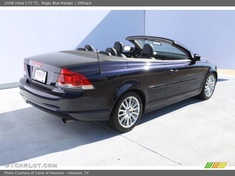 Magic Blue Metallic / Offblack 2008 Volvo C70 T5
