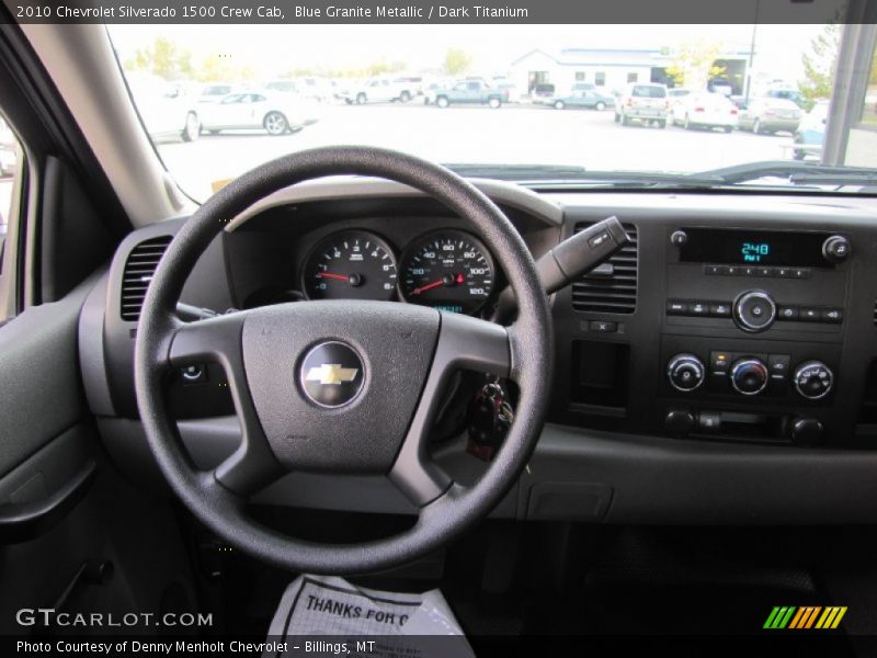 Dashboard of 2010 Silverado 1500 Crew Cab