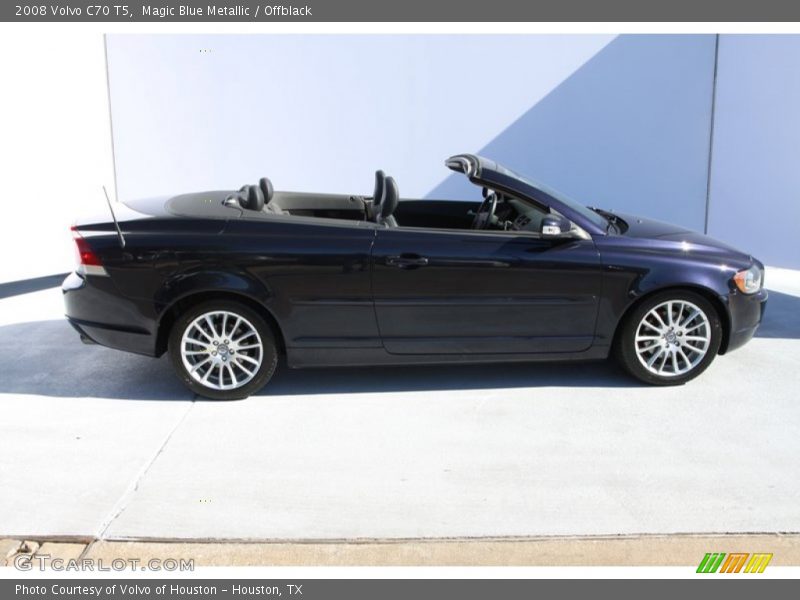Magic Blue Metallic / Offblack 2008 Volvo C70 T5