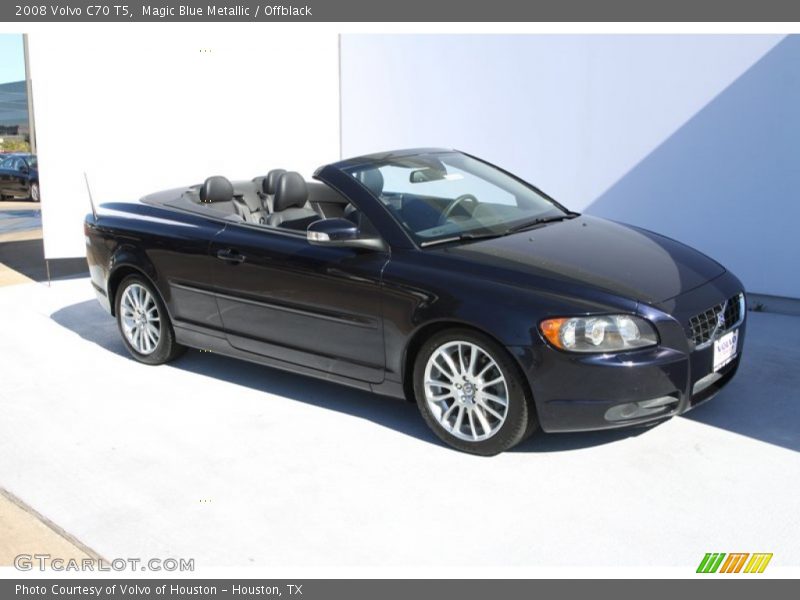 Magic Blue Metallic / Offblack 2008 Volvo C70 T5