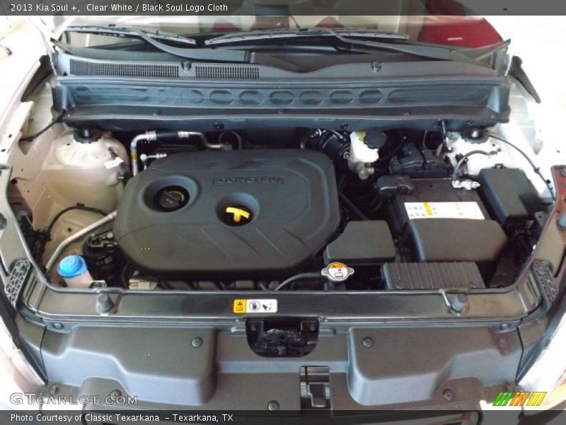 Clear White / Black Soul Logo Cloth 2013 Kia Soul +