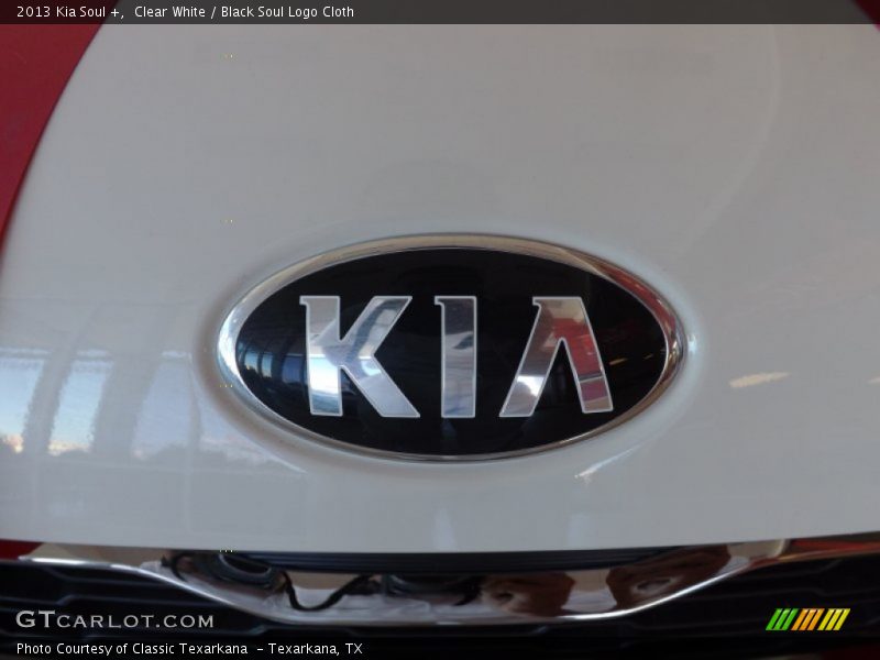 Clear White / Black Soul Logo Cloth 2013 Kia Soul +