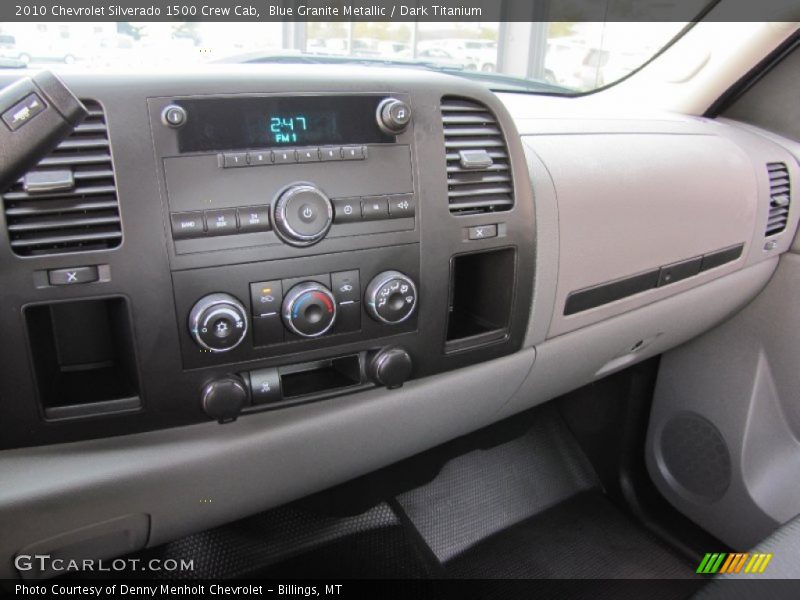 Blue Granite Metallic / Dark Titanium 2010 Chevrolet Silverado 1500 Crew Cab