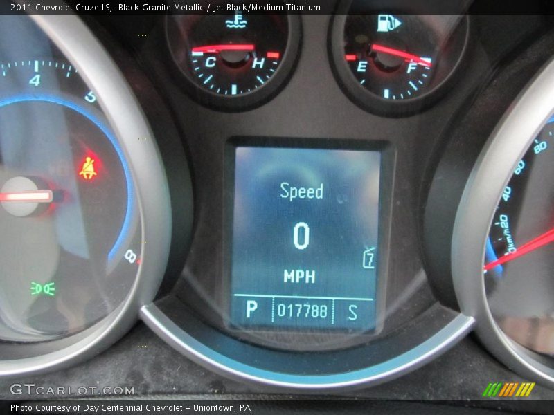 Black Granite Metallic / Jet Black/Medium Titanium 2011 Chevrolet Cruze LS