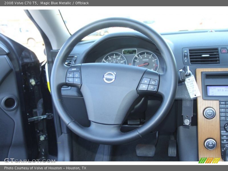 Magic Blue Metallic / Offblack 2008 Volvo C70 T5