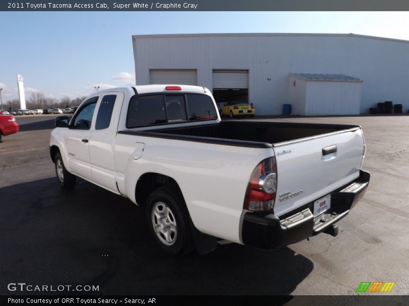 Super White / Graphite Gray 2011 Toyota Tacoma Access Cab