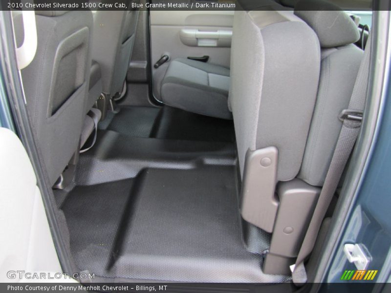 Rear Seat of 2010 Silverado 1500 Crew Cab