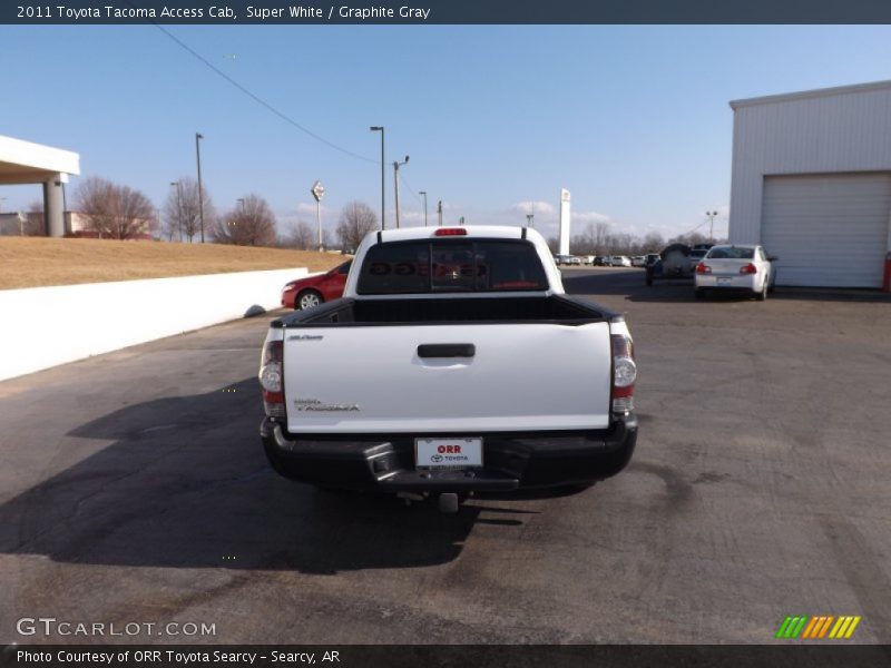 Super White / Graphite Gray 2011 Toyota Tacoma Access Cab