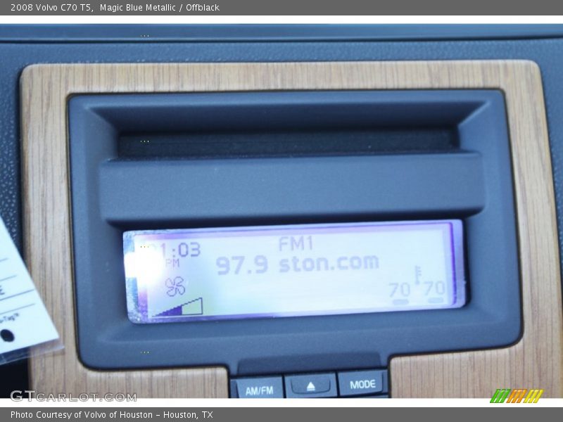 Magic Blue Metallic / Offblack 2008 Volvo C70 T5