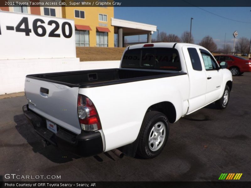 Super White / Graphite Gray 2011 Toyota Tacoma Access Cab