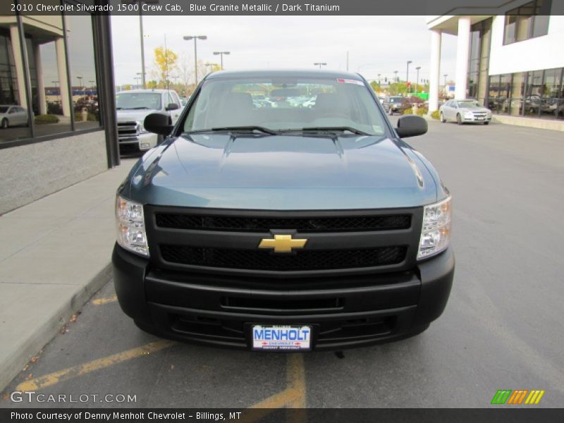 Blue Granite Metallic / Dark Titanium 2010 Chevrolet Silverado 1500 Crew Cab