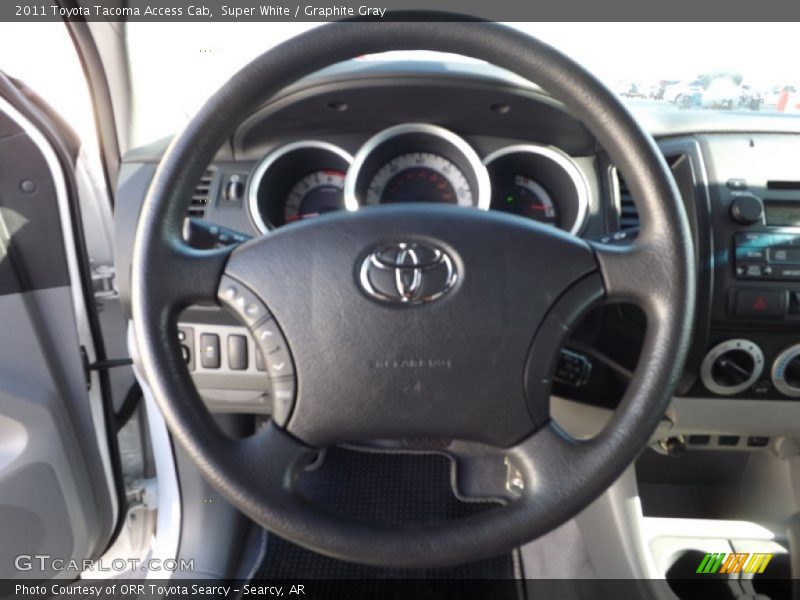 Super White / Graphite Gray 2011 Toyota Tacoma Access Cab