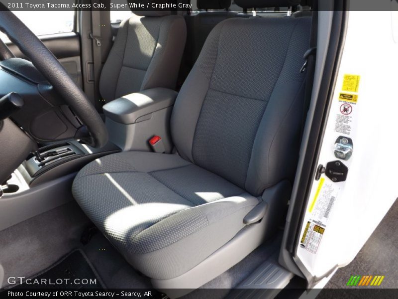 Super White / Graphite Gray 2011 Toyota Tacoma Access Cab