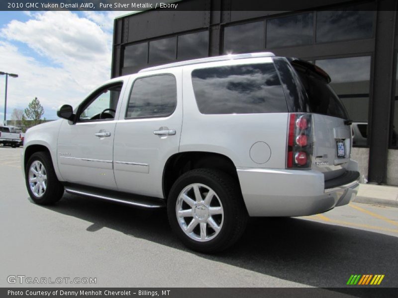 Pure Silver Metallic / Ebony 2010 GMC Yukon Denali AWD