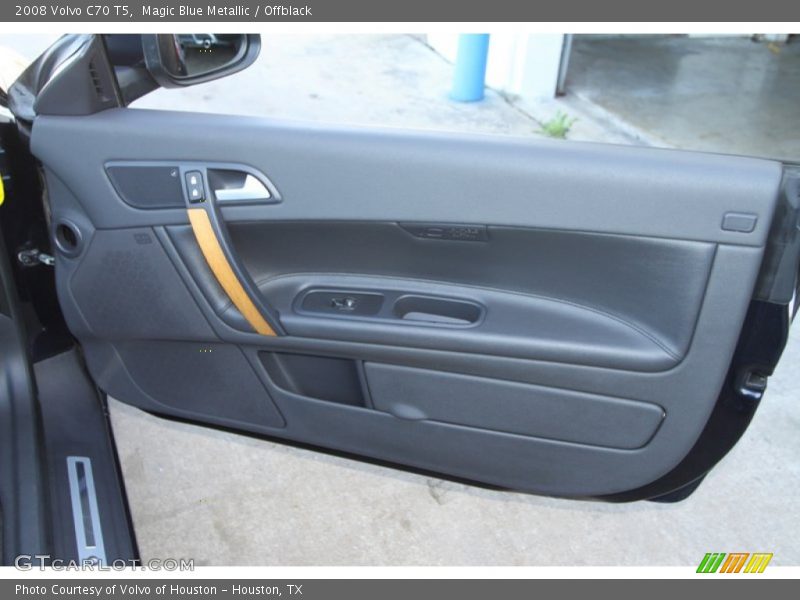 Magic Blue Metallic / Offblack 2008 Volvo C70 T5