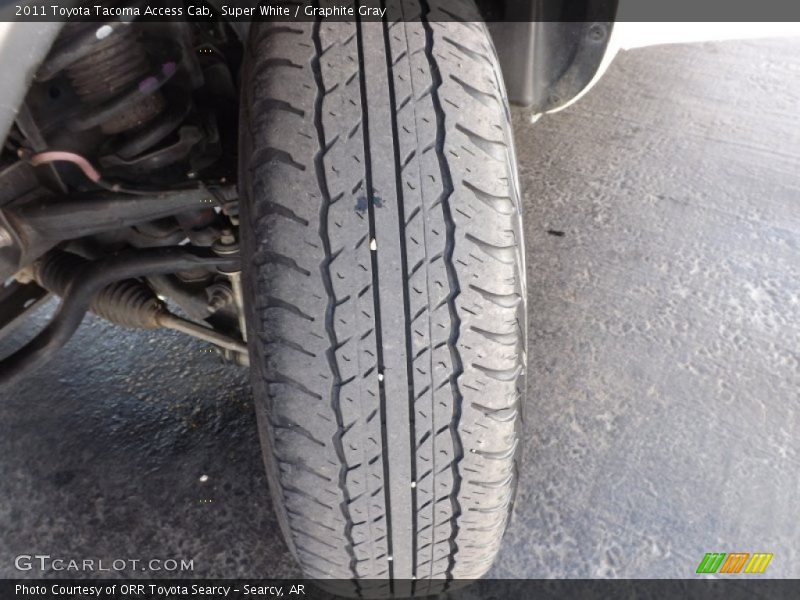 Super White / Graphite Gray 2011 Toyota Tacoma Access Cab