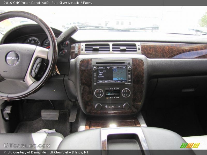 Pure Silver Metallic / Ebony 2010 GMC Yukon Denali AWD