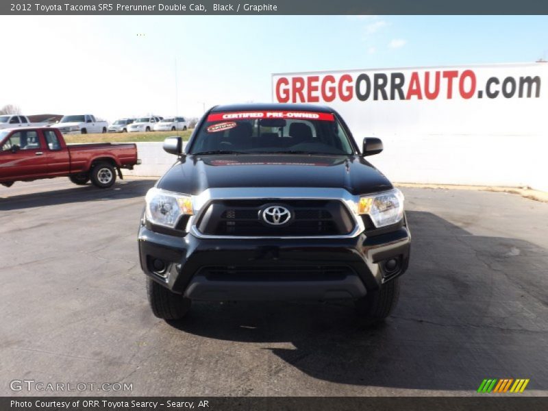 Black / Graphite 2012 Toyota Tacoma SR5 Prerunner Double Cab