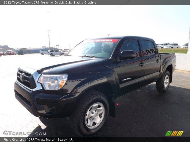 Black / Graphite 2012 Toyota Tacoma SR5 Prerunner Double Cab