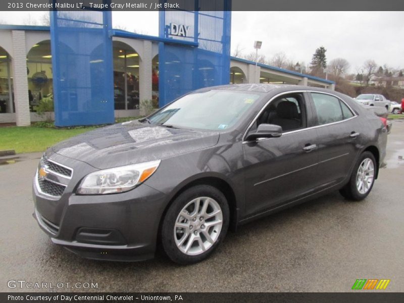 Taupe Gray Metallic / Jet Black 2013 Chevrolet Malibu LT