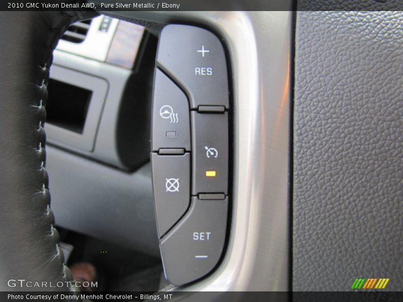 Pure Silver Metallic / Ebony 2010 GMC Yukon Denali AWD