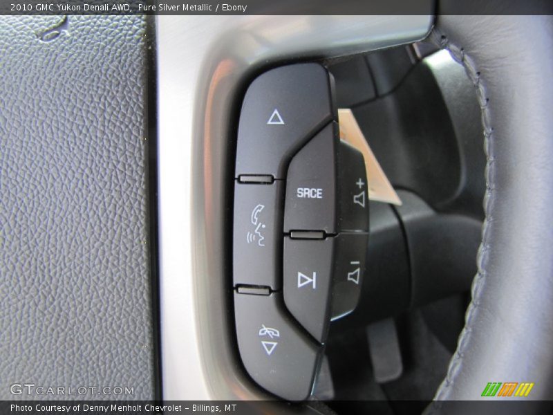 Pure Silver Metallic / Ebony 2010 GMC Yukon Denali AWD