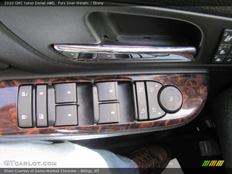 Pure Silver Metallic / Ebony 2010 GMC Yukon Denali AWD
