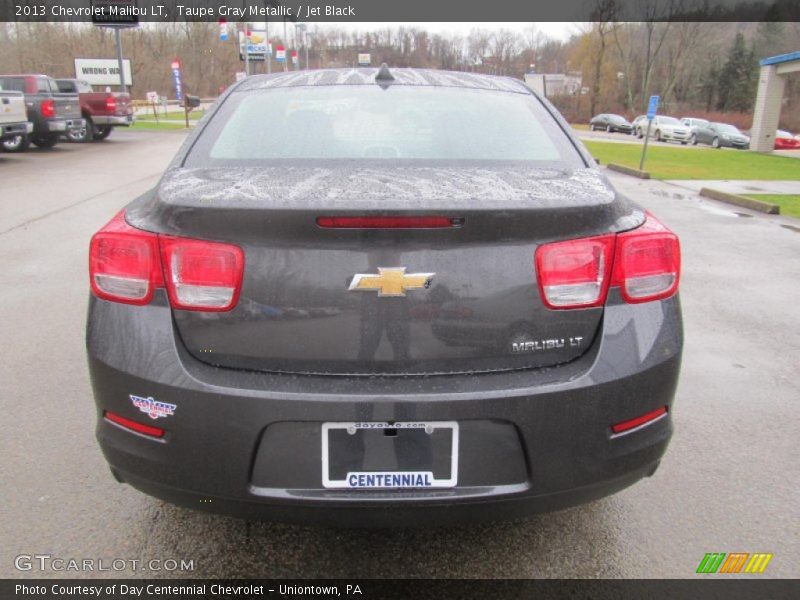 Taupe Gray Metallic / Jet Black 2013 Chevrolet Malibu LT