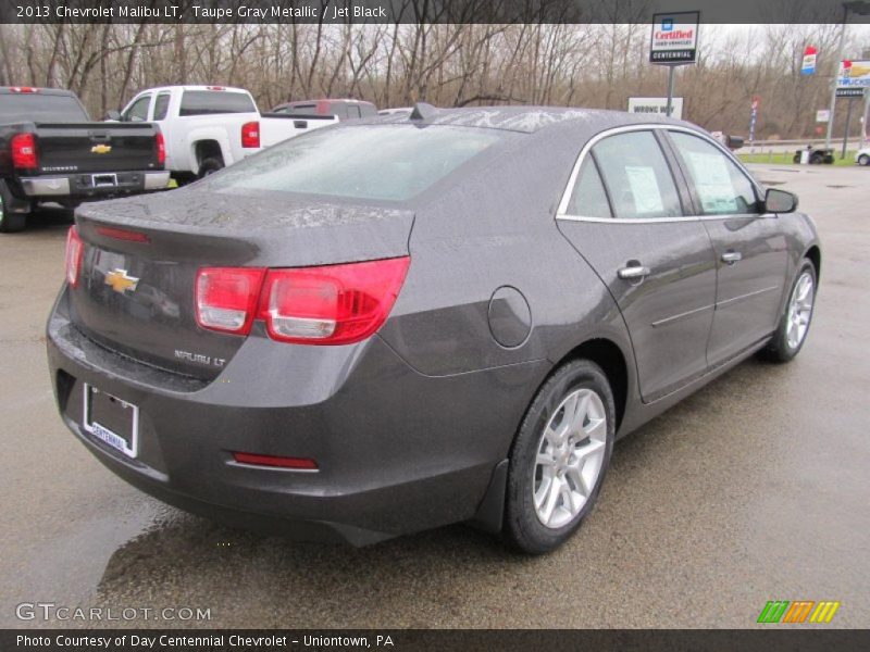 Taupe Gray Metallic / Jet Black 2013 Chevrolet Malibu LT