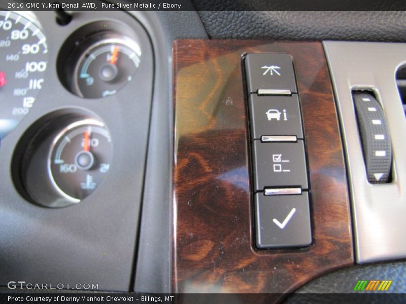 Pure Silver Metallic / Ebony 2010 GMC Yukon Denali AWD