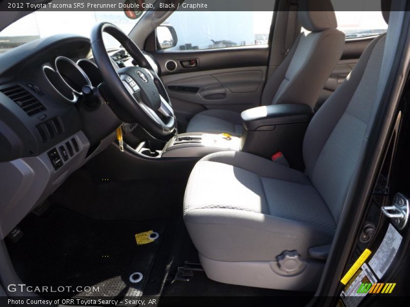 Black / Graphite 2012 Toyota Tacoma SR5 Prerunner Double Cab