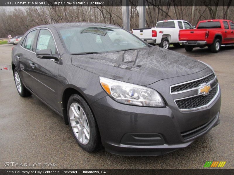 Taupe Gray Metallic / Jet Black 2013 Chevrolet Malibu LT