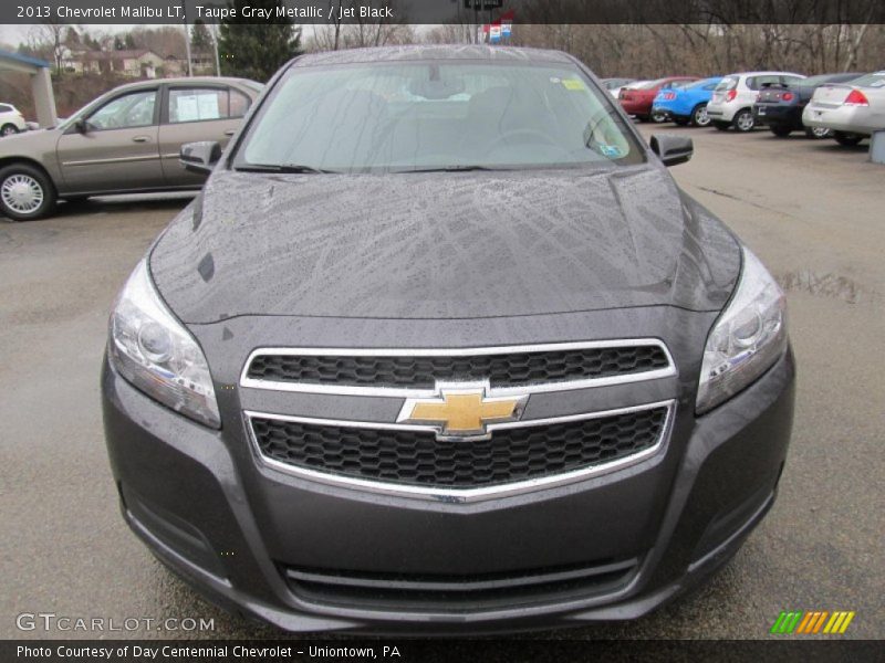 Taupe Gray Metallic / Jet Black 2013 Chevrolet Malibu LT