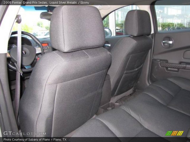 Liquid Silver Metallic / Ebony 2008 Pontiac Grand Prix Sedan