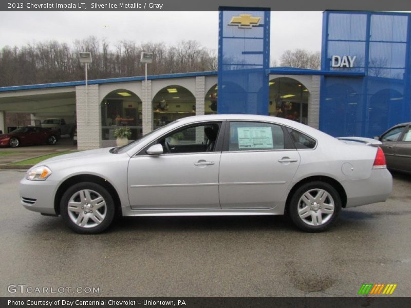 Silver Ice Metallic / Gray 2013 Chevrolet Impala LT