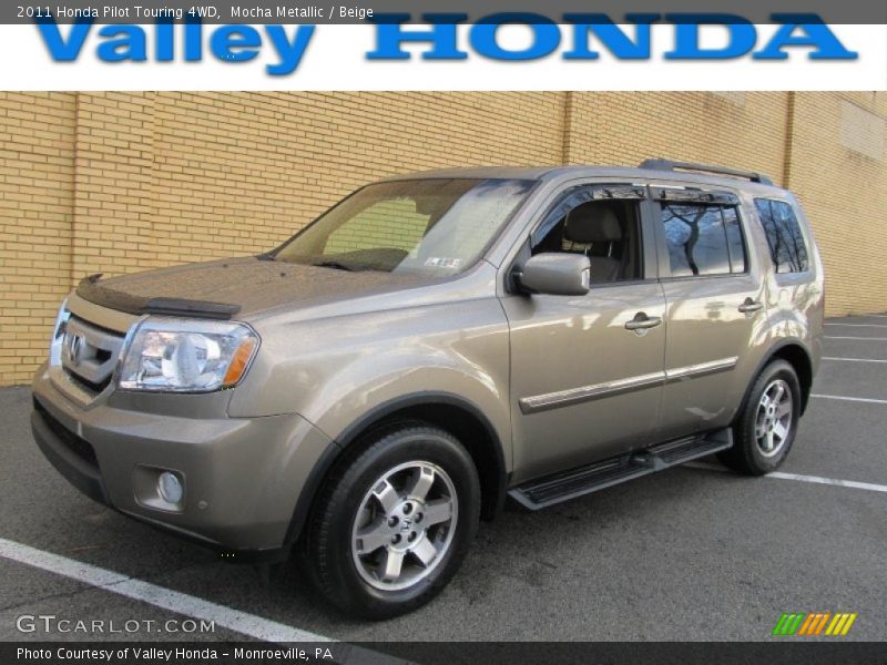 Mocha Metallic / Beige 2011 Honda Pilot Touring 4WD