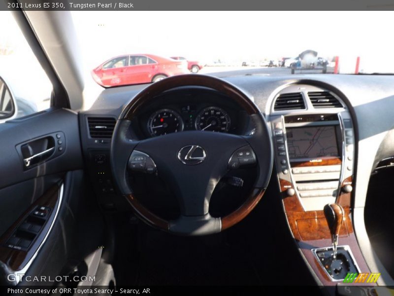 Tungsten Pearl / Black 2011 Lexus ES 350