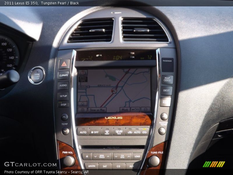 Tungsten Pearl / Black 2011 Lexus ES 350