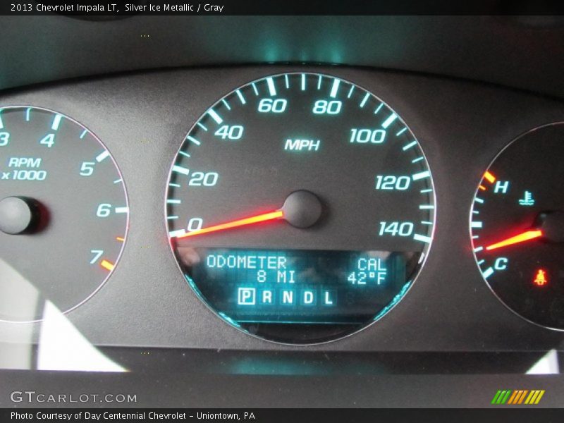 Silver Ice Metallic / Gray 2013 Chevrolet Impala LT