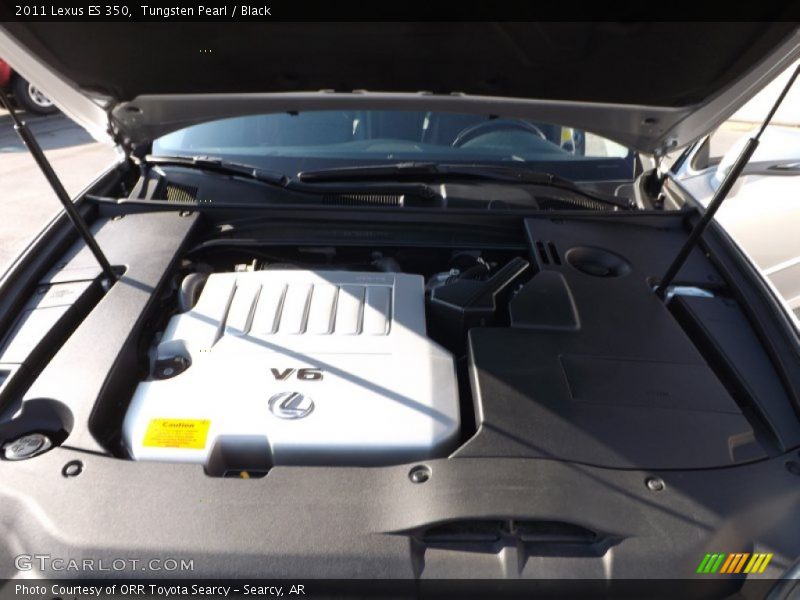 Tungsten Pearl / Black 2011 Lexus ES 350