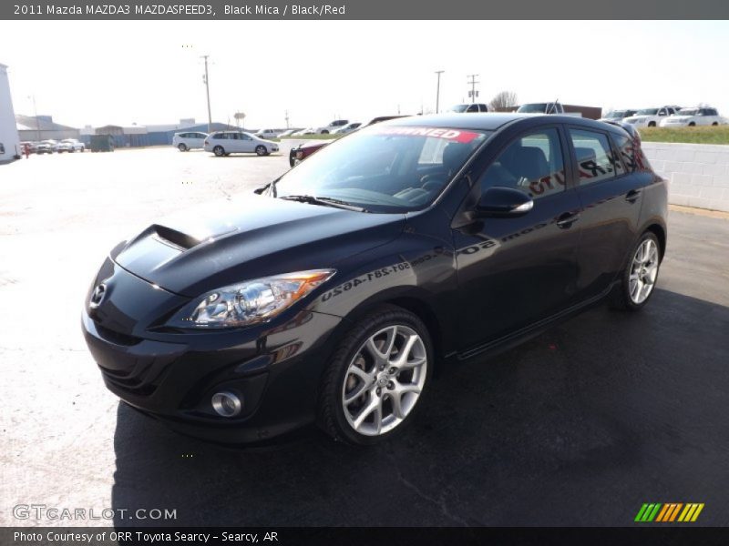 Black Mica / Black/Red 2011 Mazda MAZDA3 MAZDASPEED3