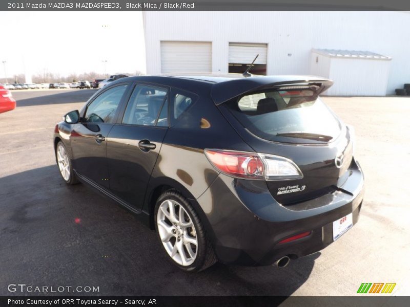 Black Mica / Black/Red 2011 Mazda MAZDA3 MAZDASPEED3