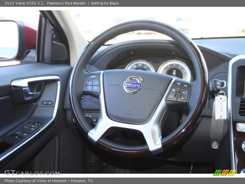 Flamenco Red Metallic / Anthracite Black 2013 Volvo XC60 3.2