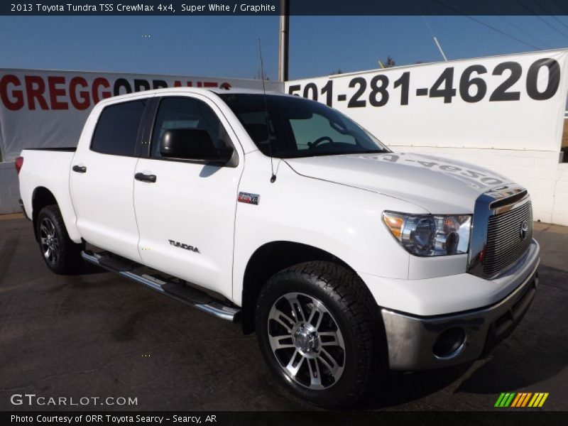 Super White / Graphite 2013 Toyota Tundra TSS CrewMax 4x4