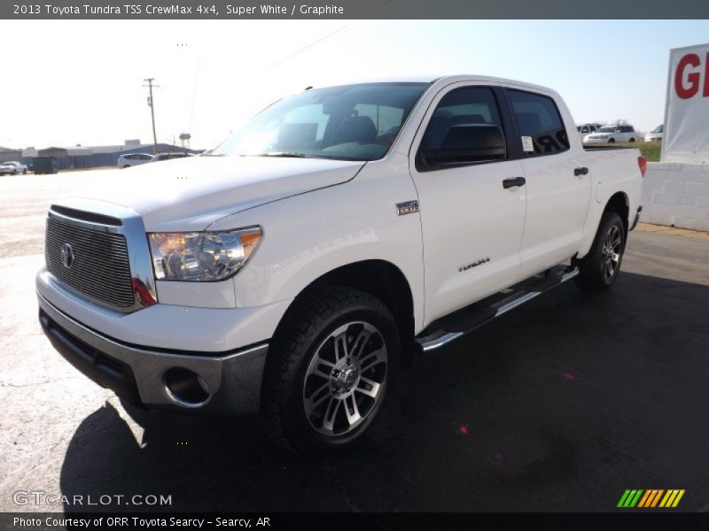 Super White / Graphite 2013 Toyota Tundra TSS CrewMax 4x4