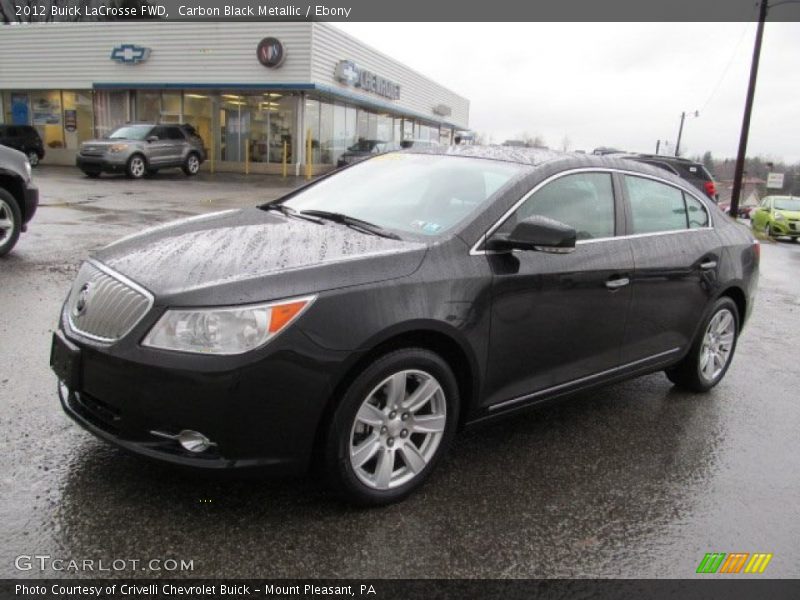 Carbon Black Metallic / Ebony 2012 Buick LaCrosse FWD