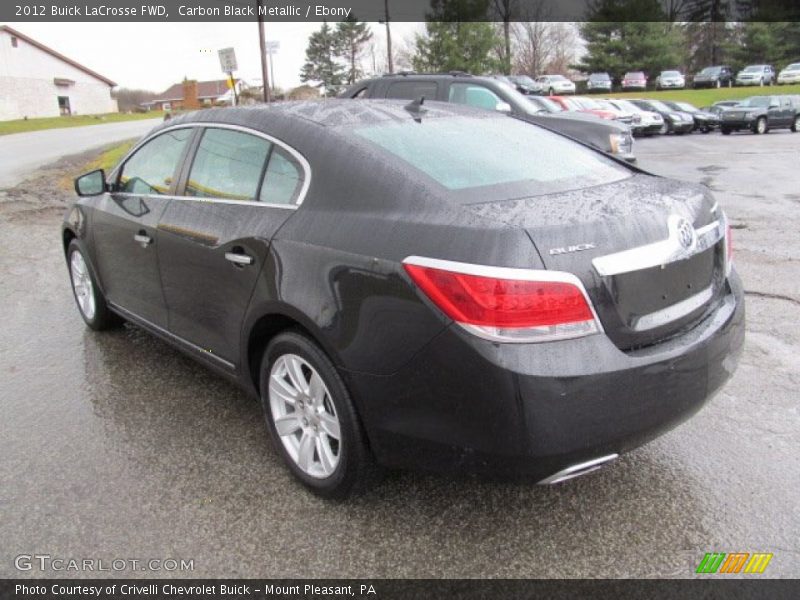 Carbon Black Metallic / Ebony 2012 Buick LaCrosse FWD